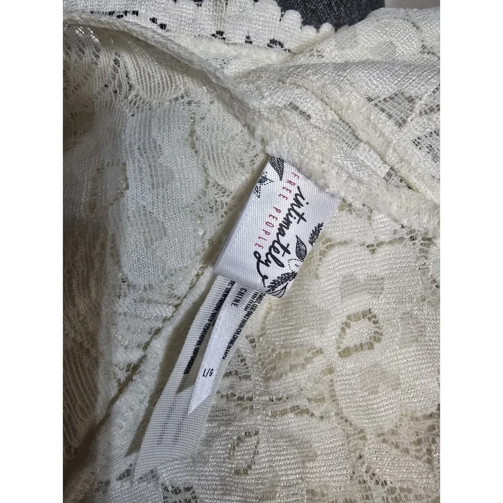 Intimately Free People Lace Off Ivory Large Bralette